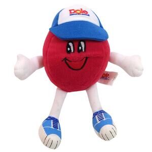 Dole Cranston Cranberry 7" Plush Figurine Vintage 1999 Promo Food Mascot Toy